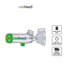 Buồng đệm khí dung Wellmed DL-08 kèm mặt nạ cho bé - Thiết bị chăm sóc sức khỏe hỗ trợ hô hấp an toàn và tiện lợi