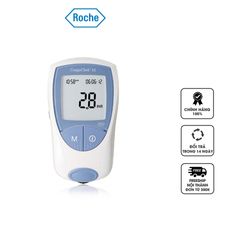 Máy thử đông máu CoaguChek XS - Thiết bị đo INR tại nhà, chính xác và nhanh chóng, màn hình LCD dễ sử dụng, bộ nhớ 100 kết quả.