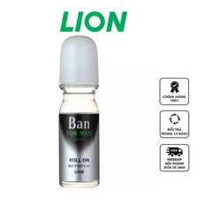 Lăn Khử Mùi Nam Lion Ban For Men Roll On - Kháng Khuẩn, Ngăn Mồ Hôi 24h, Hương Cam Chanh Tươi Mát, Dùng Cho Nam