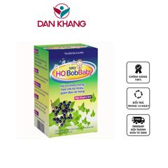 Siro HO BobBaby Giảm Ho Cho Bé - Hương Vị Ngọt, Thành Phần Thiên Nhiên, Hỗ Trợ Giảm Đau Họng, Dễ Uống - 30 Gói 5ml