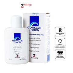 Lotion Dưỡng Ẩm Menarini Atopiclair Cho Da Chàm Và Viêm Da Cơ Địa - Giảm Ngứa, Cấp Nước, Phục Hồi Da 120ml