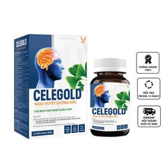 Viên Uống Hoạt Huyết Dưỡng Não Celegold 30 Viên - Hỗ Trợ Tăng Cường Trí Nhớ và Tuần Hoàn Máu Não Từ Nguyên Liệu Thiên Nhiên