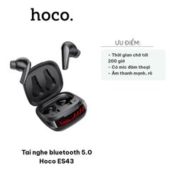 Tai Nghe Bluetooth Hoco ES43 TWS 5.0 - Âm Thanh Rõ Nét, Mic Đàm Thoại, Thời Gian Nghe Lên Đến 4 Giờ - Phụ Kiện Công Nghệ Hiện Đại
