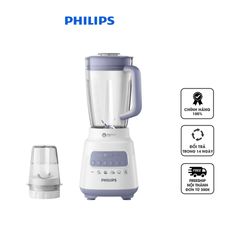 Máy xay sinh tố Philips HR2221 700W - Dung tích 1.5L, Kiểu dáng hiện đại, Đa năng xay sinh tố, hạt, thịt - Phụ kiện tiện lợi, Bảo vệ động cơ
