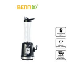 Máy Xay Sinh Tố Mini Bennix BN-86BL 350W - Lưỡi Dao Thép Không Gỉ, Xay Nhuyễn Hoa Quả & Rau Củ, Dung Tích 500ml và 600ml