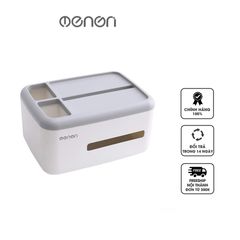 Hộp đựng khăn giấy để bàn OENON HG318 - Thiết kế hiện đại, nhựa ABS, 2 ngăn lớn và 2 ngăn nhỏ, tiện lợi cho gia đình và văn phòng