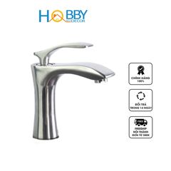 Vòi Lavabo Nóng Lạnh Inox 304 Hobby Home Decor VRM4 - Thiết Kế Sang Trọng, Chất Liệu Bền Bỉ, Tiện Lợi Cho Mọi Nhà Tắm