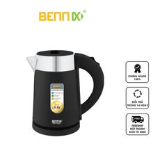 Ấm siêu tốc mini 2 lớp Bennix BN-008EK 0.8L - Thiết kế sang trọng, đun nước nhanh chóng, an toàn cho gia đình nhỏ và văn phòng