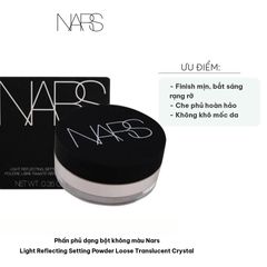 Phấn Phủ Dạng Bột Không Màu Nars Light Reflecting Setting Powder 11g - Trang Điểm Mịn Màng, Chống Bóng, Độ Bắt Sáng Tự Nhiên