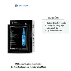 Mặt Nạ Dưỡng Ẩm Chuyên Sâu Dr. May - Công Nghệ Tencel & Than Hoạt Tính Binchotan, Giúp Cấp Ẩm Gấp 10 Lần, Phù Hợp Với Mọi Loại Da