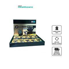 Hắc Sâm Lát SamJin Black Ginseng Sliced Gold Royal - Nhân Sâm Hàn Quốc Giàu Saponin Tăng Cường Sức Khỏe 200g