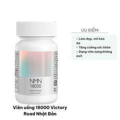 Viên uống làm đẹp da 18000 Victory Road Nhật Bản - Tăng cường sức khoẻ, trẻ hoá da, bổ sung collagen từ sữa ong chúa và tảo Chlorella