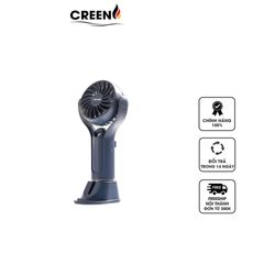 Quạt phun sương mini cầm tay Creen CR-H20 - Quạt tích điện nhỏ gọn, 3 cấp độ gió, phun sương mát hiệu quả cho mùa hè nóng bức