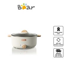 Nồi điện đa năng Bear DRG-D30T3 800W - Nấu Lẩu, Chiên, Xào, Luộc - Dung tích 3L, 2 Mức Nhiệt Điều Chỉnh, Lớp Chống Dính Cao Cấp