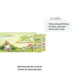 Nước Hồng Sâm Hữu Cơ KJH Kini Jini Junior 70ml - Giải Pháp Dinh Dưỡng Cho Trẻ, Hỗ Trợ Đề Kháng, Tăng Cường Sức Khỏe Trẻ Em Hàn Quốc