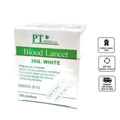 Kim Dẹp Lấy Máu PT Medical Dành Cho Bút Accu-Chek Softclix - Hộp 100 Cái, Tiệt Trùng, Dễ Dàng Sử Dụng, An Toàn cho Người Bệnh Tiểu Đường