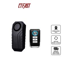Chuông Báo Động Chống Trộm Xe Máy CTFAST KS-SP22R - Cảm Biến Rung, Điều Khiển Từ Xa, Tiếng Còi 113dB, Phù Hợp Cho Xe Máy, Xe Đạp