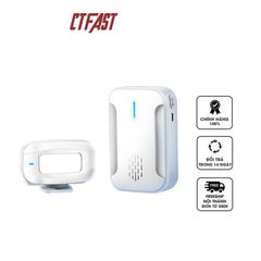 Chuông Báo Khách Chống Trộm CTFAST-02 - Cảm Biến Hồng Ngoại, 46 Nhạc Chuông, Thiết Kế Thông Minh, Bảo Vệ Cửa Hàng, 110dB