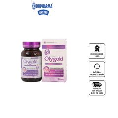 Viên uống hỗ trợ nội tiết tố nữ Olygold - Cân bằng hormone, giảm khô hạn và rối loạn kinh nguyệt cho phụ nữ trên 30 tuổi