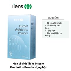 Men vi sinh Tiens Instant Probiotics Powder Dạng Bột - Hỗ Trợ Tiêu Hóa, Cân Bằng Hệ Vi Khuẩn Đường Ruột Cho Trẻ Em Và Người Lớn