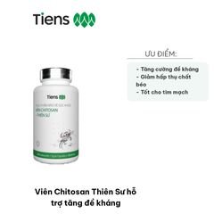Viên Chitosan Thiên Sư Hỗ Trợ Tăng Đề Kháng - Bổ Sung Dinh Dưỡng Cho Hệ Miễn Dịch Khỏe Mạnh, Lọ 100 Viên, Hỗ Trợ Sức Khỏe Toàn Diện