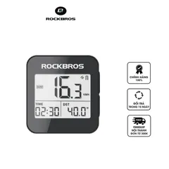 Đồng hồ đo tốc độ xe đạp không dây Rockbros G1 IPX6 với GPS - 25 tính năng cho người đạp xe chuyên nghiệp - Quà tặng thể thao lý tưởng