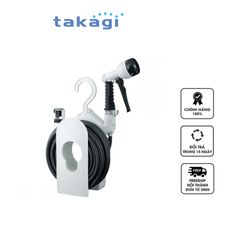 Bộ Vòi Tưới Cây Treo Tường Takagi R115CG 15m - Dây Dài Chất Lượng, Nhiều Chế Độ Phun, Tiện Lợi Rửa Xe, Tưới Vườn