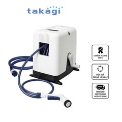 Bộ Vòi Tưới Cây Takagi RC330TNB 30m - Cơ Chế Cuộn Dây Thông Minh, 4 Chế Độ Phun Tiện Dụng Cho Làm Vườn và Rửa Xe