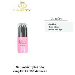 Serum Trẻ Hóa Vùng Kín LK.100 Avanced 30ml - Se Khít, Giảm Thâm, Tăng Độ Ẩm Cho Cô Bé, Hỗ Trợ Làm Hồng Da Vùng Kín