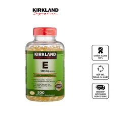 Kirkland Vitamin E 400 IU 500 viên của Mỹ