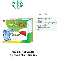 Siro Bibi Mát Gan Hỗ Trợ Thanh Nhiệt Giải Độc - Chiết Xuất Thảo Mộc Quý, Cải Thiện Nóng Trong, Bảo Vệ Gan