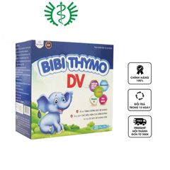 Siro Bibi Thymo DV - Hỗ trợ tăng sức đề kháng cho trẻ từ 6 tháng tuổi, bổ sung vitamin và khoáng chất thiết yếu, giúp ăn ngon miệng hơn.