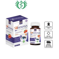 Viên uống bổ mắt SK Domasa Dược Vương - Hỗ trợ thị lực, giảm khô, mỏi mắt - Bổ sung Vitamin A, E, Dầu gấc - 30 viên
