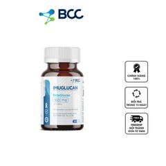 Viên uống Imuglucan BCC Pharma - Hỗ trợ tăng cường sức đề kháng và miễn dịch, phục hồi sức khỏe cho người lớn, 30 viên/hộp