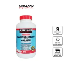 Kirkland Glucosamine HCL 1500mg with MSM 1500mg hộp 375 viên