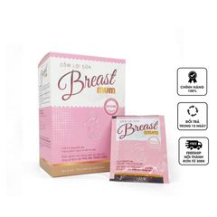 Cốm lợi sữa Breast Mum - Hỗ trợ tăng tiết sữa mẹ tự nhiên từ thảo dược, dễ sử dụng, an toàn cho sức khỏe mẹ và bé, hộp 20 gói