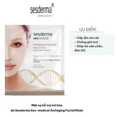 Mặt nạ trẻ hóa da Sesderma Ses-medical Antiaging Facial Mask - Cấp ẩm, giảm nếp nhăn, tăng sự đàn hồi cho làn da tươi trẻ