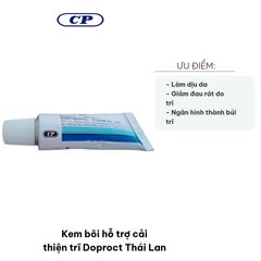 Kem Bôi Giảm Đau Trĩ Doproct Thái Lan 10g - Hỗ Trợ Giảm Sưng Ngứa, Ngăn Viêm và Xuất Huyết cho Vùng Hậu Môn