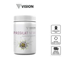 Viên uống Vision Passilat New - Hỗ trợ giảm căng thẳng, mệt mỏi & cải thiện giấc ngủ tự nhiên, 60 viên
