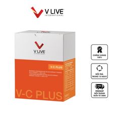 Bột Uống Tăng Cường Miễn Dịch VLive V-C PLUS 500mg - Hỗ Trợ Sức Khỏe Toàn Diện & Làm Đẹp Da - Hộp 28 Gói