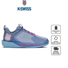 Giày pickleball, giày tennis nữ K-swiss Ultrashot 3 96988-093-M Blue Blizzard