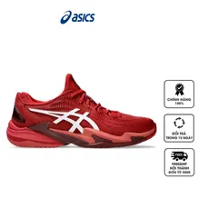 Giày pickleball, giày tennis nam Asics Court FF 3 Novak 1041A361.962 Cranberry/White