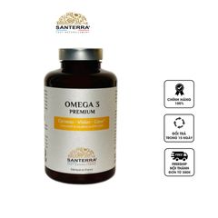 Viên Uống Santerra Omega 3 Premium 200 Viên - Bổ Sung Omega 3 Dinh Dưỡng Cho Tim Mạch, Não, Mắt, Tăng Cường Thị Lực