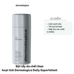 Bột Tẩy Da Chết Than Hoạt Tính Dermalogica Daily Superfoliant - Hỗ Trợ Làm Sạch Da, Độc Tố, Phù Hợp Mọi Loại Da