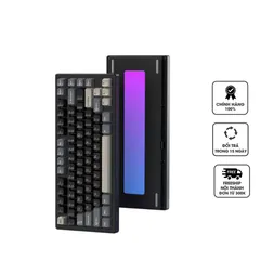 Bàn Phím Cơ Không Dây Bluetooth Attack Shark X75 - Full LED RGB Gasket Mount, Sử Dụng Cho Game Thủ, Quá Trình Kết Nối Nhanh Chóng