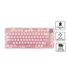 Bàn Phím Cơ Không Dây Bluetooth Leobog K81BT - Gasket Mount, 81 Phím, LED RGB, Crystal Switch, Phụ Kiện Gaming Độc Đáo