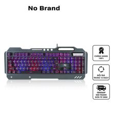 Bàn Phím Gaming Giả Cơ K618 Super Pro - 10 Chế Độ Đèn LED Công Thái Học, Gõ Mượt Cho Game Thủ - Thiết Kế Hiện Đại, 104 Phím Full Size