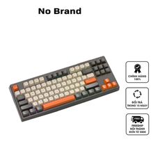 Bàn phím giả cơ không dây Bluetooth M87 LED Rainbow - Bàn phím cơ chất lượng cao với 7 màu ánh sáng, kết nối linh hoạt cho máy tính và điện thoại.