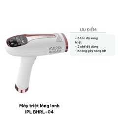 Máy Triệt Lông Lạnh IPL BHRL-04 - Công Nghệ IPL Tổng Thể, An Toàn & Hiệu Quả Cao, Dùng Được Cho Tất Cả Vùng Cơ Thể