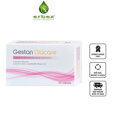 Viên Uống Gestan Diacare Hỗ Trợ Phòng Tiểu Đường Thai Kỳ - 30 Viên, Dành Cho Phụ Nữ Mang Thai, Giảm Kháng Insulin